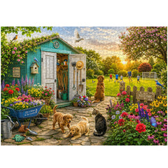 Backyard Joy Jigsaw Puzzle 1000 Piece