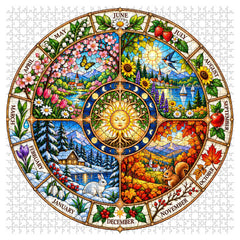The Wheel of Life Jigsaw Puzzle 1000 Pieces