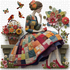 Patchwork Muse Jigsaw Puzzle 1000 Pieces