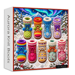 Aurora Knit Boots Jigsaw Puzzle 1000 Pieces