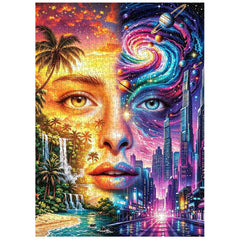Cyber Woman Jigsaw Puzzle 1000 Pieces