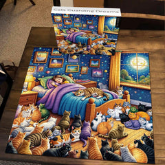Cats Guarding Dreams Jigsaw Puzzle 1000 Piece