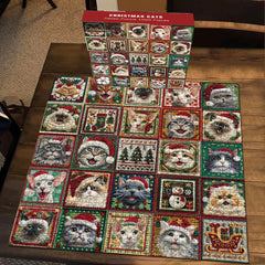 Christmas Cats Puzzle en Bois 1000 Pièces