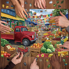 Vibrant Bazaar Jigsaw Puzzle 1000 Pieces