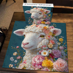 Flower Sheep Puzzle 1000 pièces