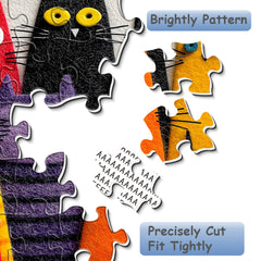 Cute Fuzzy Cats Jigsaw Puzzle 1000 Pieces