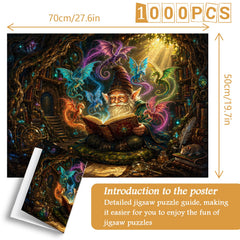 Dragon Companion Wizard Jigsaw Puzzle 1000 Pieces