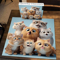 Puzzle Quirky Meows 1000 pièces