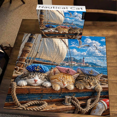 Nautical Cat Jigsaw Puzzle 1000 Piece