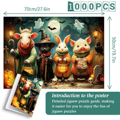 Halloween Friends Jigsaw Puzzle 1000 Pieces