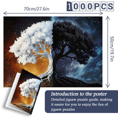 Black & White Roots Jigsaw Puzzle 1000 Pieces