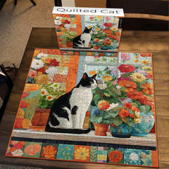 Quilted Cat Jigsaw Puzzle 1000 Pieces