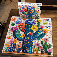 Color Cactus Jigsaw Puzzle 1000 Pieces