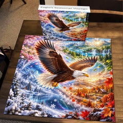 Eagle’s Seasonal Voyage Jigsaw Puzzle 1000 Piece