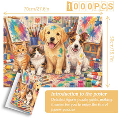 Pet Painters Jigsaw Puzzle 1000 Piece
