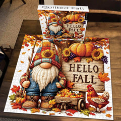 Quilted Fall Jigsaw Puzzle 1000 Pieces