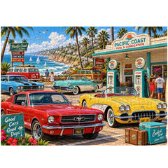 Coastal Gas Stop Jigsaw Puzzle 1000 Piece