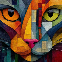 Puzzle jigsaw "Geometric Kitty" 1000 pièces
