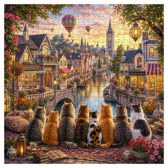 Riverside Whiskers Jigsaw Puzzle 1000 Piece