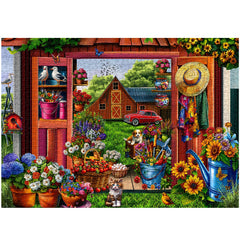 Puzzle Jigsaw Jardin de Ferme 1000 Pièces