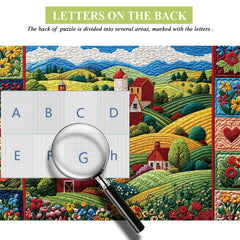 Quilted Homestead Jigsaw Puzzle 1000 Pieces