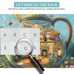 Glass Teapot House Jigsaw Puzzle 1000 Pieces