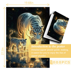 Mother and Cub Jigsaw Puzzle 1000 Pieces
