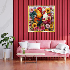 Sweet Love Chickens Jigsaw Puzzle 1000 Pieces