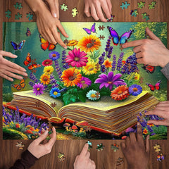 Floral Chaptears Jigsaw Puzzle 1000 Pieces