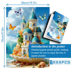 Seashell Castle Jigsaw Puzzle 1000 Pieces