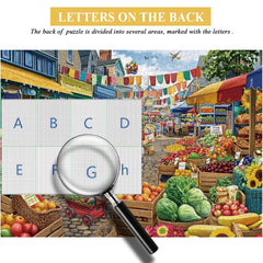 Vibrant Bazaar Jigsaw Puzzle 1000 Pieces