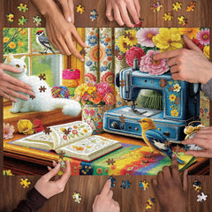Colorful Threads Weave Spring Jigsaw Puzzle 1000 Pieces