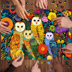 Garden Owls Jigsaw Puzzle 1000 Pieces
