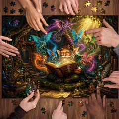 Dragon Companion Wizard Jigsaw Puzzle 1000 Pieces