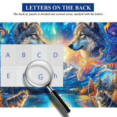 Moon Wolves Jigsaw Puzzle 1000 Piece