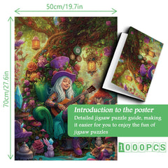 Guitar Girl Jigsaw Puzzle 1000 Pieces