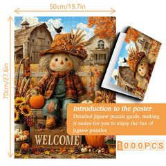 Scarecrow’s Harvest Jigsaw Puzzle 1000 Pieces