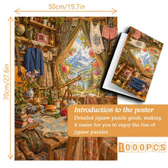 Vintage Wall Memories Jigsaw Puzzle 1000 Piece