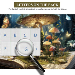 Fantasy Mushroom Book Jigsaw Puzzle 1000 Pieces