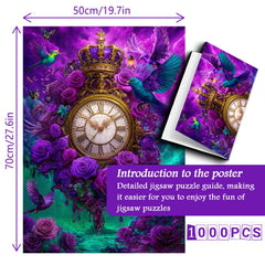 Roses And Time Jigsaw Puzzle 1000 Pieces