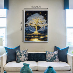 Puzzle en bois éternel arbre doré 1000 pièces