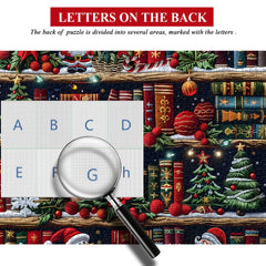 Christmas Puzzle de Bibliothèque de Noël 1000 pièces