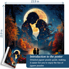 Moonlit Lovers Jigsaw Puzzle 1000 Pieces