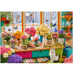 Snowy Flower Studio Jigsaw Puzzle 1000 Piece