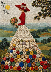 Button Skirt Jigsaw Puzzle 1000 Pieces