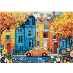 Puzzle de 1000 pièces Coin de rue Happiness
