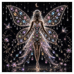 Gemstone Fairy Silhouette Jigsaw Puzzle 1000 Pieces