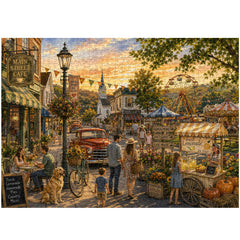 Small Town Fair Jigsaw Puzzle 1000 Piece