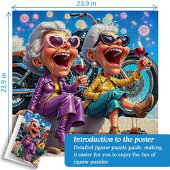 Granny’s Joyride Jigsaw Puzzle 1000 Piece