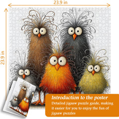 Abstract Chicken Jigsaw Puzzle 1000 Pieces